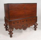 A Dutch Colonial Ebony Inlaid