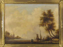 A Dutch early 19th century oil on
