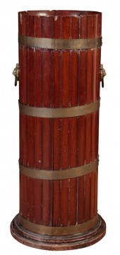 A DUTCH MAHOGANY UMBRELLA STAN