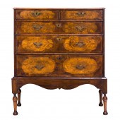 A DUTCH MARQUETRY DECORATED CH