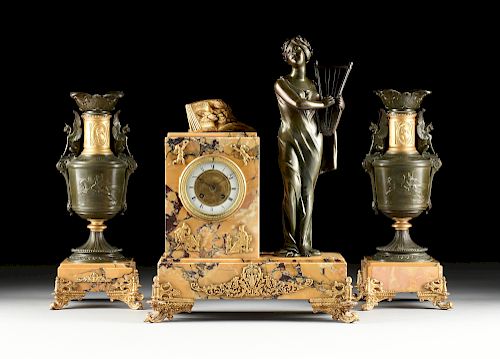 A DUTCH NÉO-GREC BRONZE AND GILT