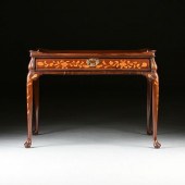 A DUTCH ROCOCO FRUITWOOD MARQU