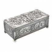 A DUTCH SILVER BOX, LATE 18TH/
