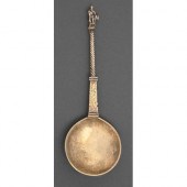 A Dutch silver gilt apostle sp