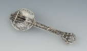A Dutch Silver Mandolin Shape