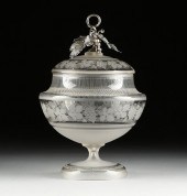 A DUTCH SILVER MOUNTED ETCHED