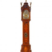 A Dutch Walnut and Marquetry T