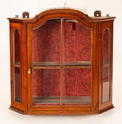 A Dutch walnut wall display