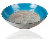 A EARTHENWARE MONUMENTAL BOWL