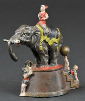 a /ELEPHANT & THREE CLOWNS MEC