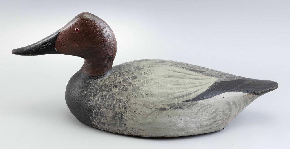A. ELMER CROWELL CANVASBACK DRAKE