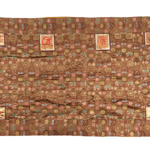A Embroidered Silk Priest Robe 19TH