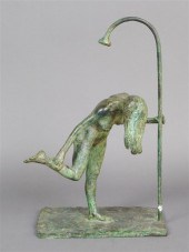 A English Bronze Figural Sculp