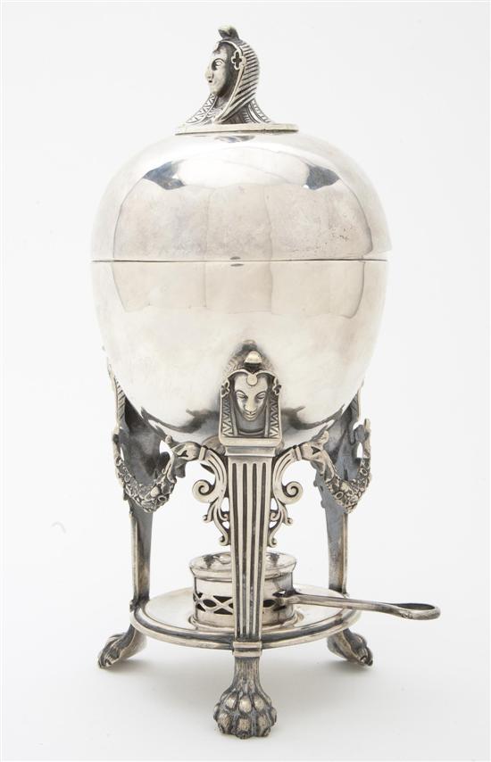 A English Silverplate Egyptian