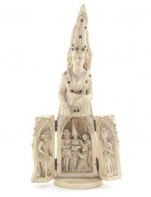 *A European Figural Ivory Trip