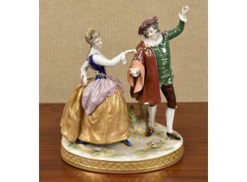 A European porcelain figural