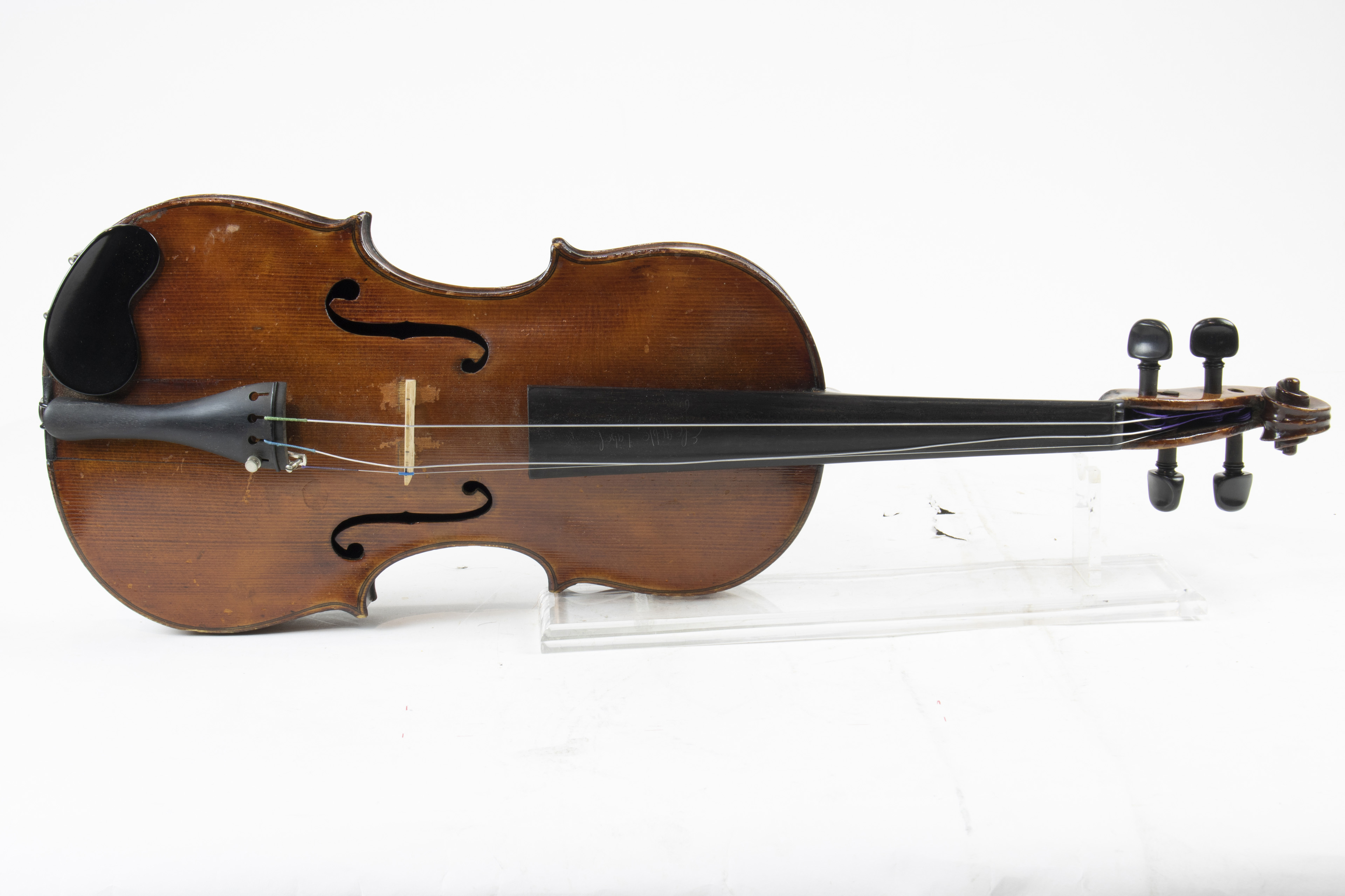 A EUROPEAN VIOLIN WITH GRAFTED NECK