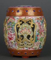 A FALANGCAI CARVED AND GILT DE