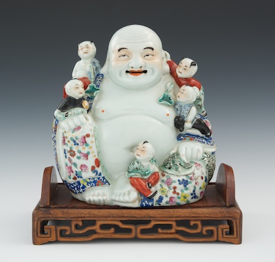 A Famile Rose Porcelain Happy