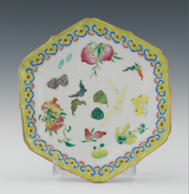 A Famille Jaune Footed Bowl