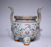 A FAMILLE-ROSE 'BABAO' CENSER<