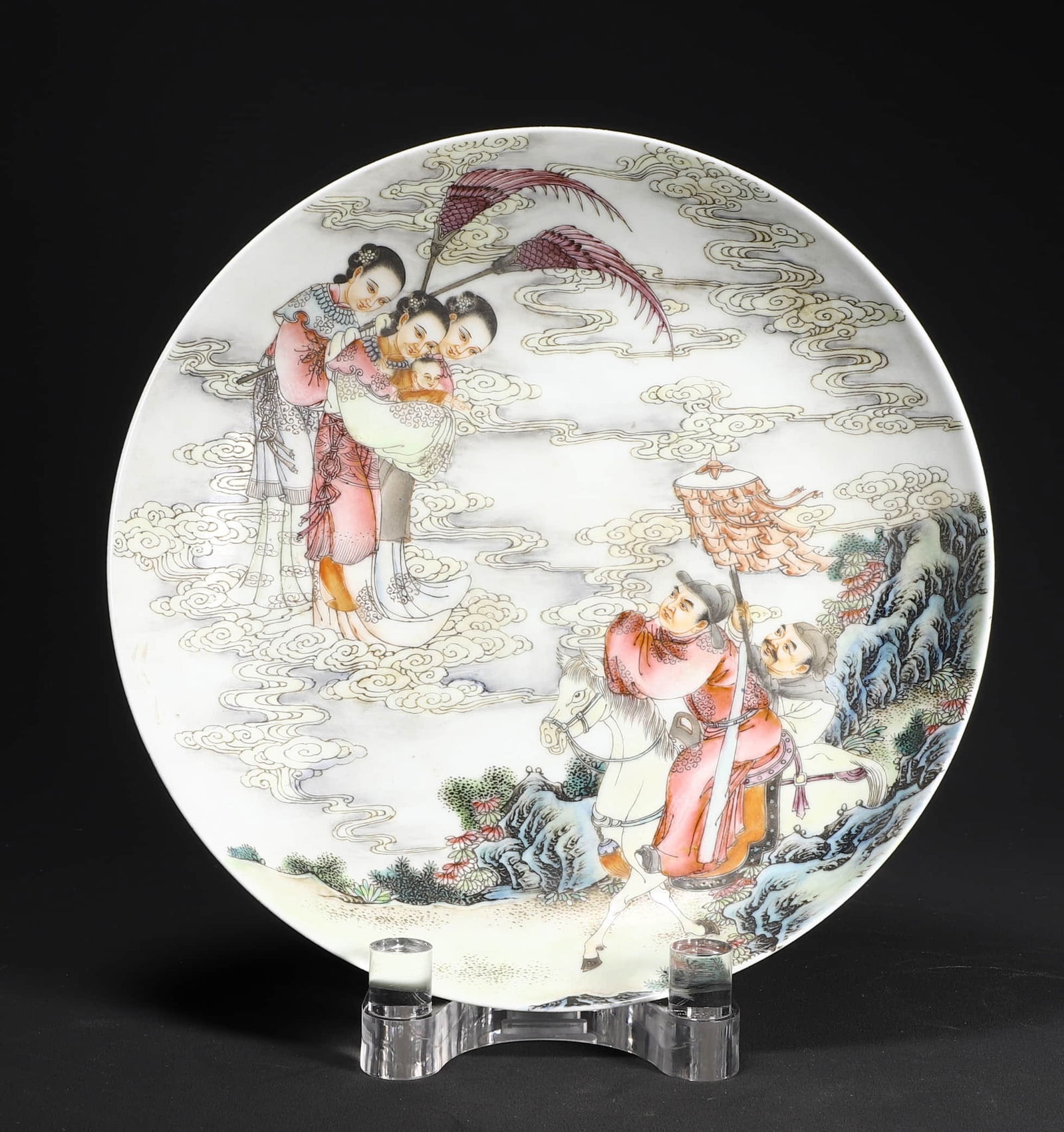 A FAMILLE ROSE 'FIGURAL STORY'