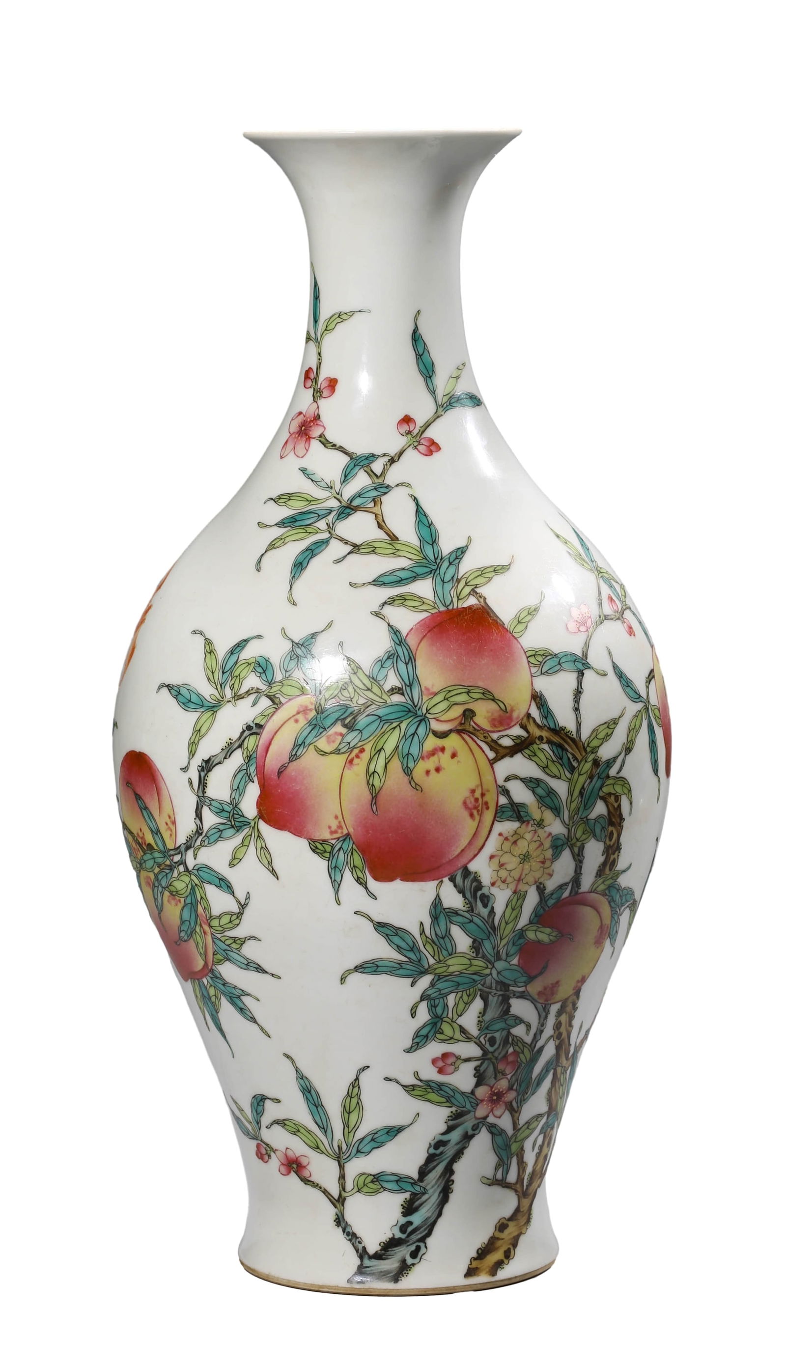 A FAMILLE ROSE 'NINE PEACHES'