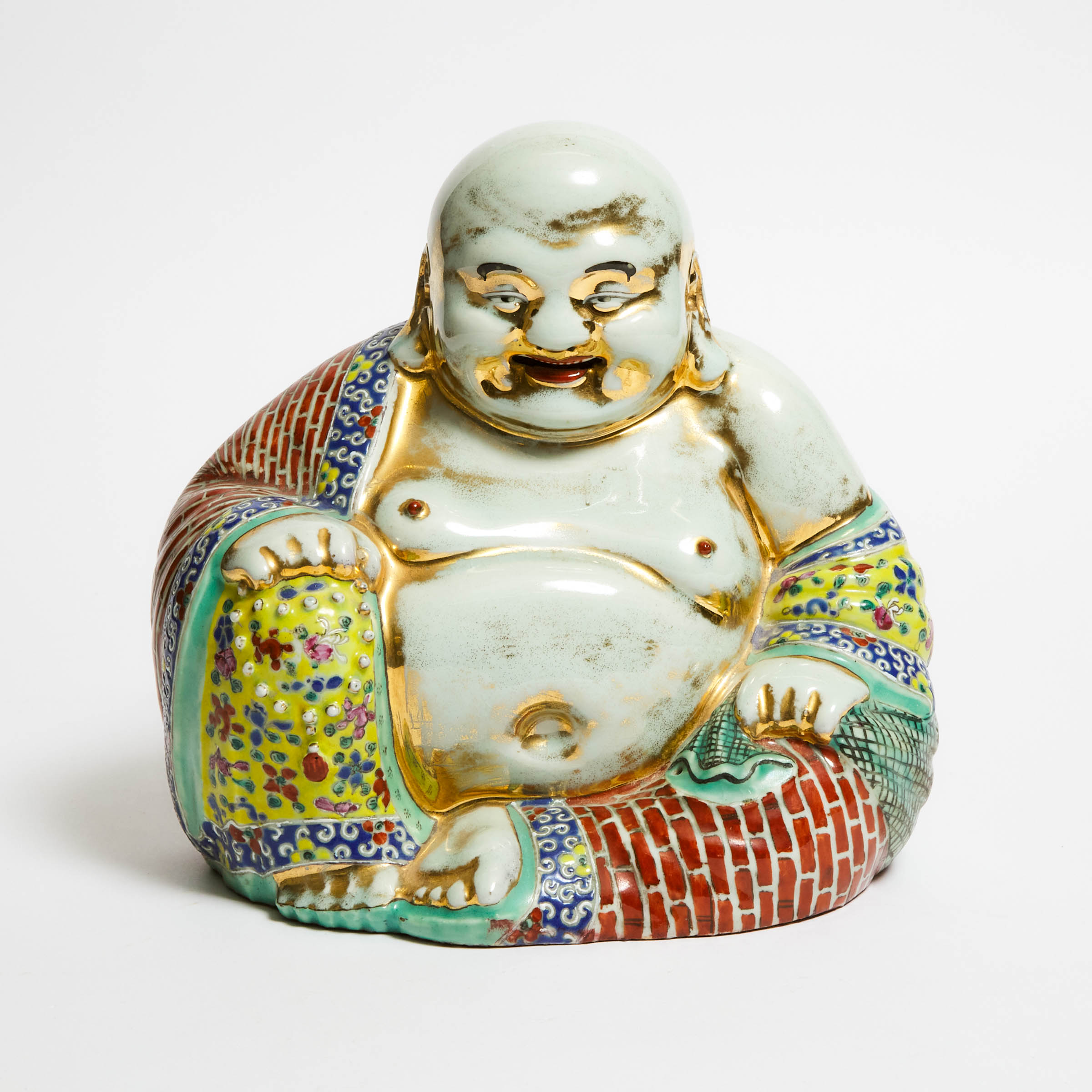 A Famille Rose Porcelain Figure