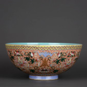 A FAMILLE ROSE WITH GILT DECOR