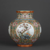 A FAMILLE ROSE WITH GILT-DECOR