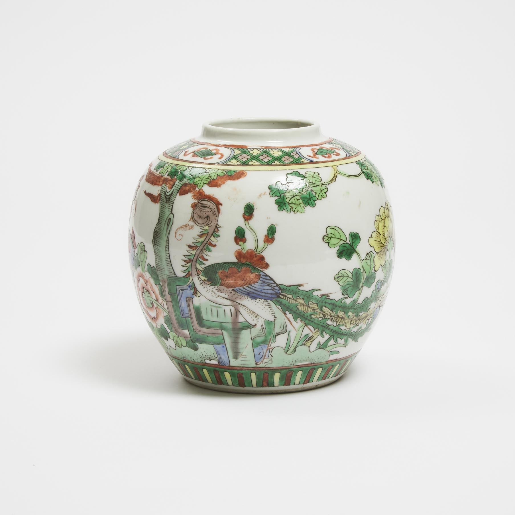 A Famille Verte 'Phoenix and Peony'