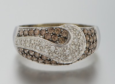 A Fancy Color Diamond Ring 14k