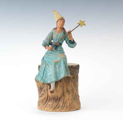 A Fantasy Tobacco Jar with Seated