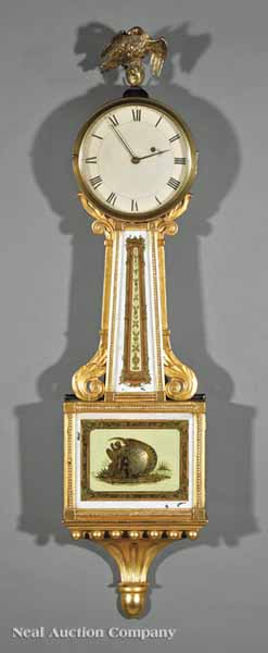 A Federal Carved Giltwood and