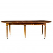 A FEDERAL DINING TABLE CIRCA 1