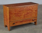 A FEDERAL GRAIN PAINTED POPLAR