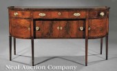 A Federal Inlaid Mahogany Side