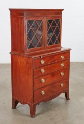A FEDERAL MAHOGANY GENTLEMAN'S