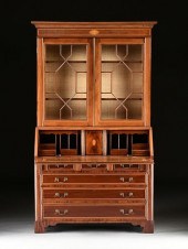 A FEDERAL SATINWOOD INLAID FLA
