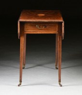 A FEDERAL SATINWOOD INLAID FLA