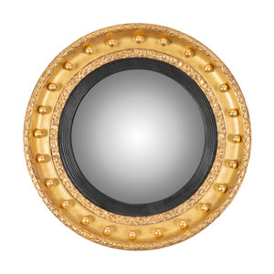 A Federal Style Bull's Eye Mirror