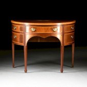A FEDERAL STYLE MAHOGANY AND S