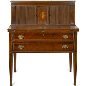 A Federal Style Mahogany Desk
