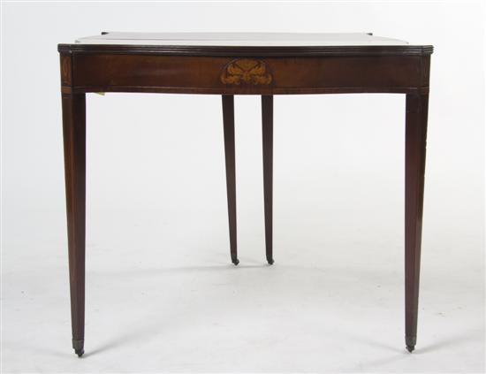 *A Federal Style Mahogany Games