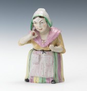 A Female Snuff Taker Full Figu