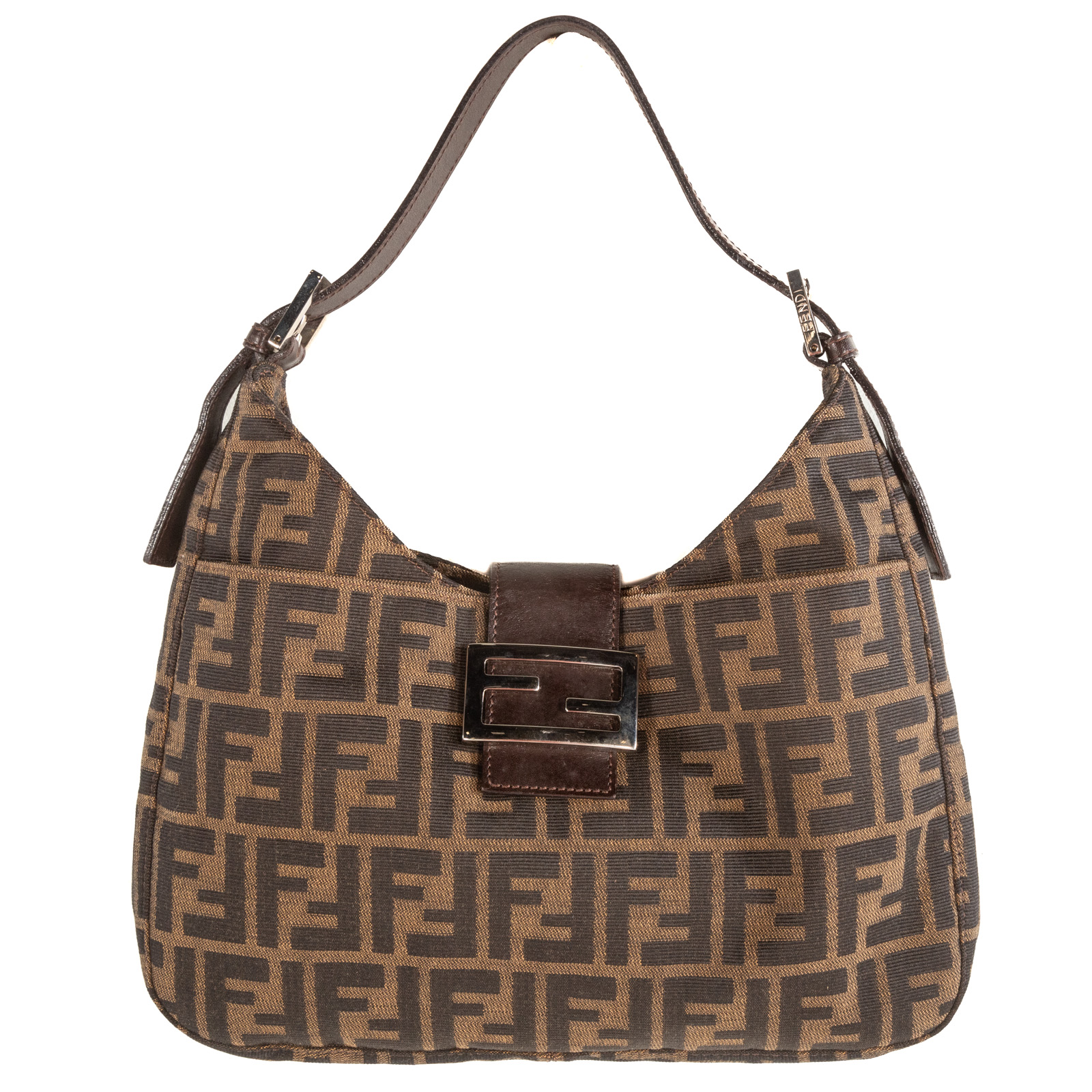 A FENDI FLAP MEDIUM HOBO SHOULDER