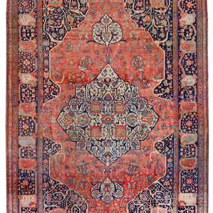 A Feraghan Sarouk Wool Rug