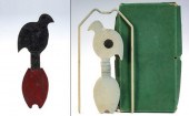 A FIGURAL BIRD SHOOTING GALLER