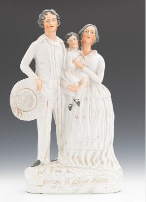 A Figural Group "George & Eliza