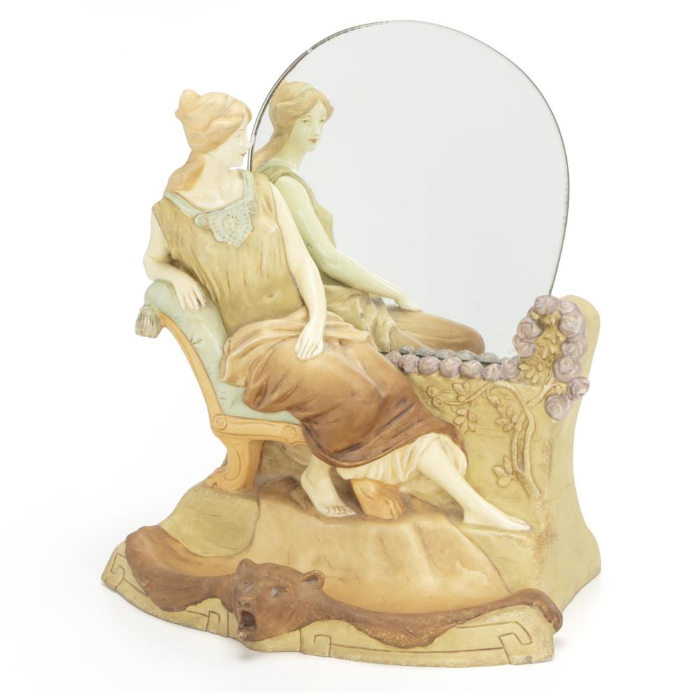 A FIGURAL ROYAL DUX VANITY
